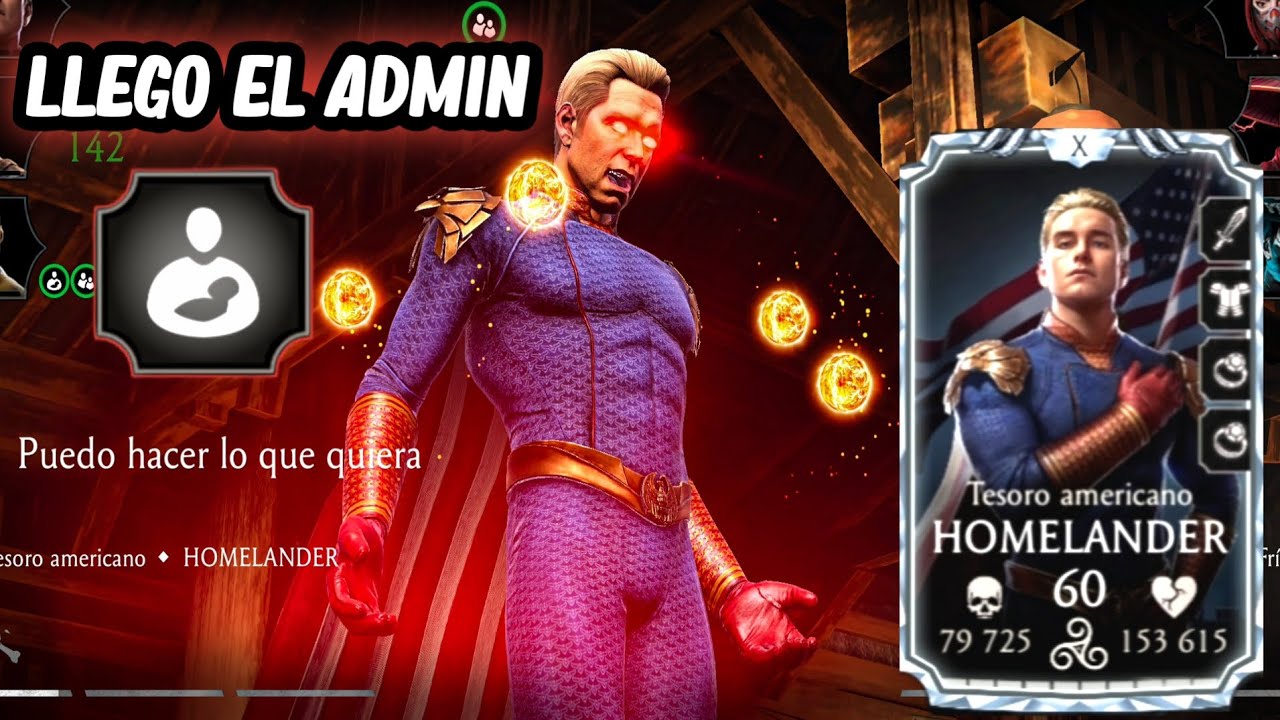 EL PATRIOTA ¿LA MEJOR CARTA DEL JUEGO? Review Del NUEVO HOMELANDER, Max Fusión🦅. MK Mobile