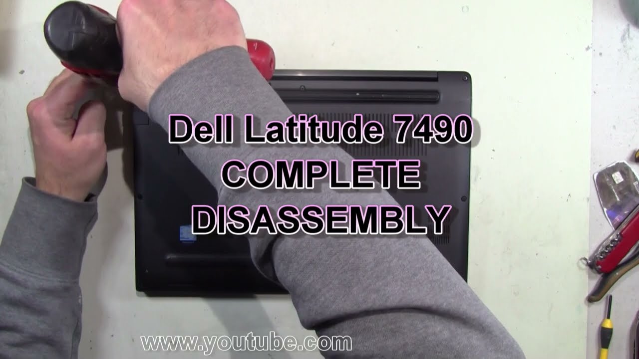 Dell Latitude 7490 How To Complete Take Apart Full Disassembly Nothing Left