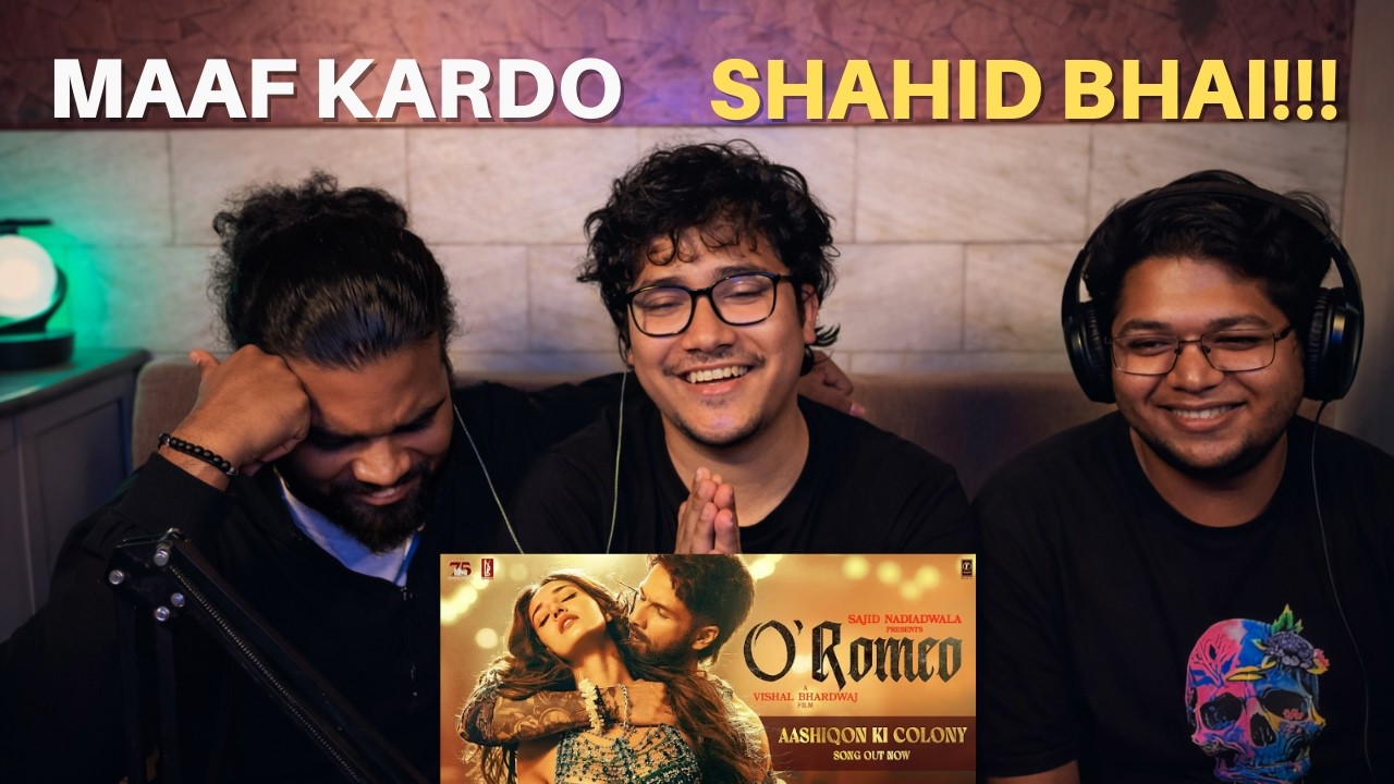 O’Romeo – Aashiqon Ki Colony Song REACTION 😱 | Shahid & Disha’s Epic Chemistry!
