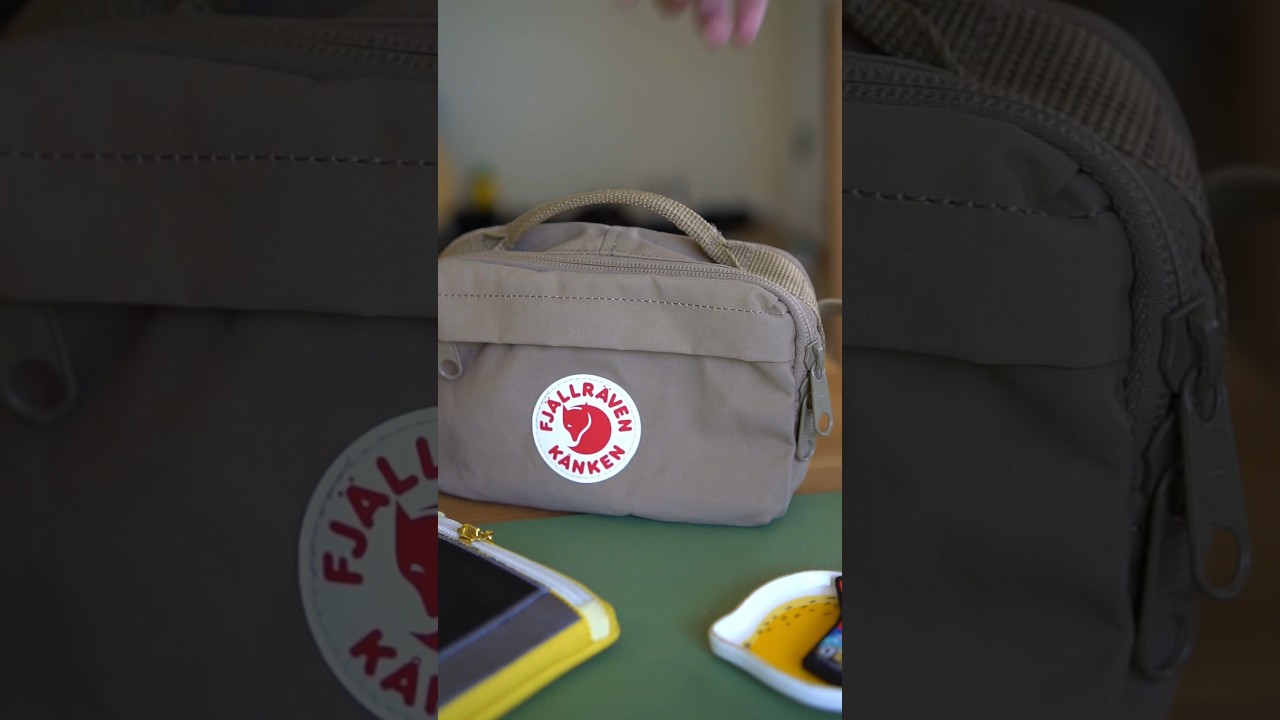 Kanken belt bag 💼 #fjallravenkanken #beltbags #whatsinmybag #gamers #nintendoswitch