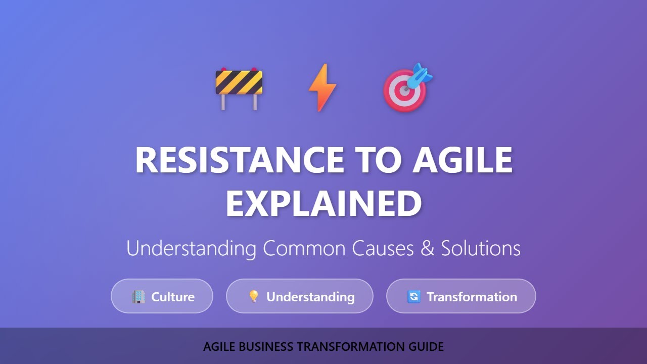 Resistance to Agile Explained: Common Causes & How to Address Them | Agile Transformation Guide