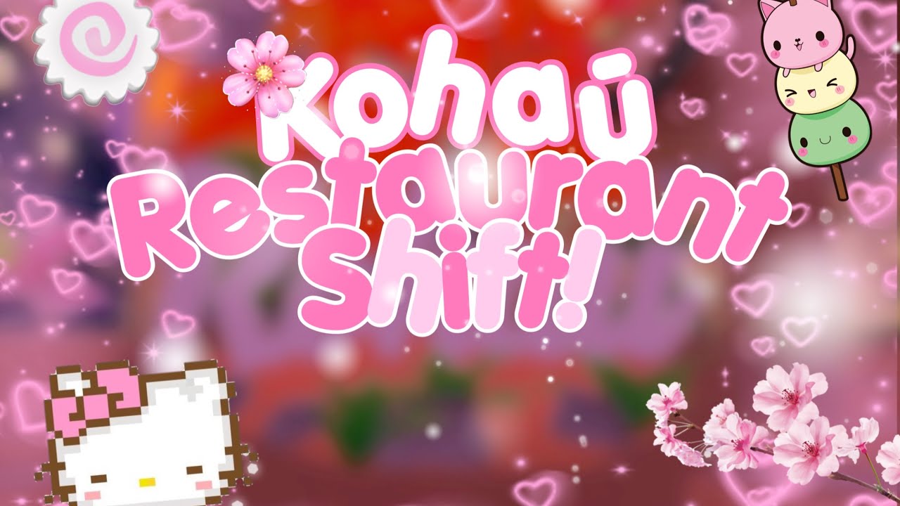 | 🍣| Kohau Restaurant Shift! |Roblox| |🍡|