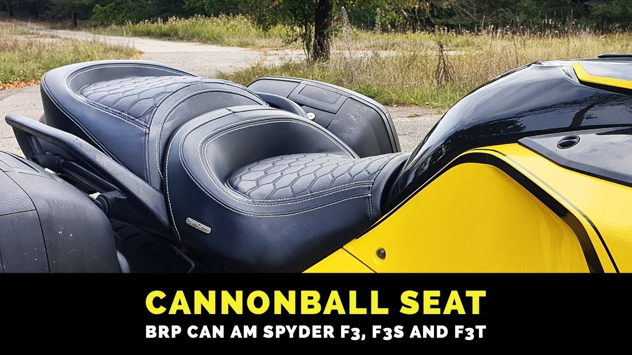 Cannonball seat for Can Am Spyder F3, F3s and F3T