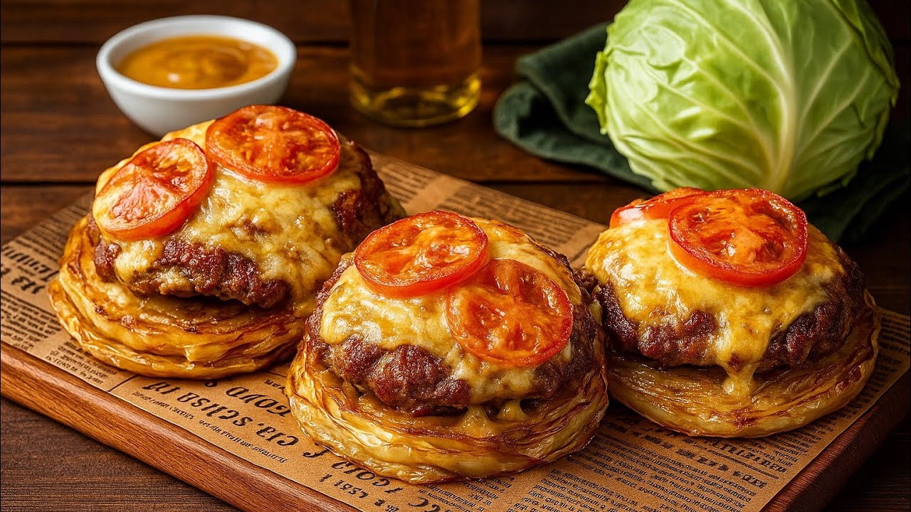 Gesundes Familienessen: Überbackene Weißkohl Steaks mit Hackfleisch