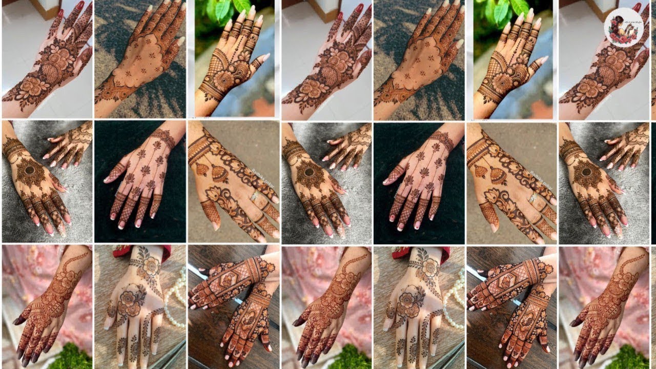 New Back hand mehndi design photo 2026 Simple mehndi design ideas viral design photo mehndi 