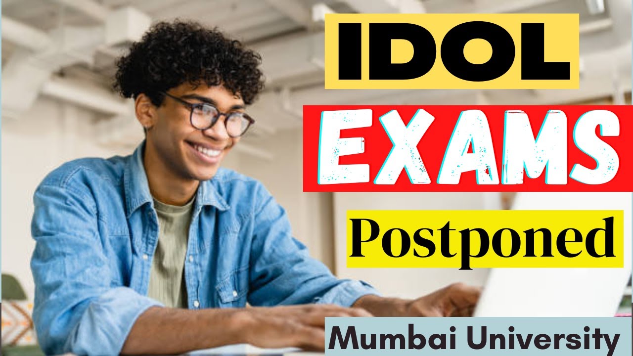 Examination of IDOL Postponed #idolmumbaiuniversity