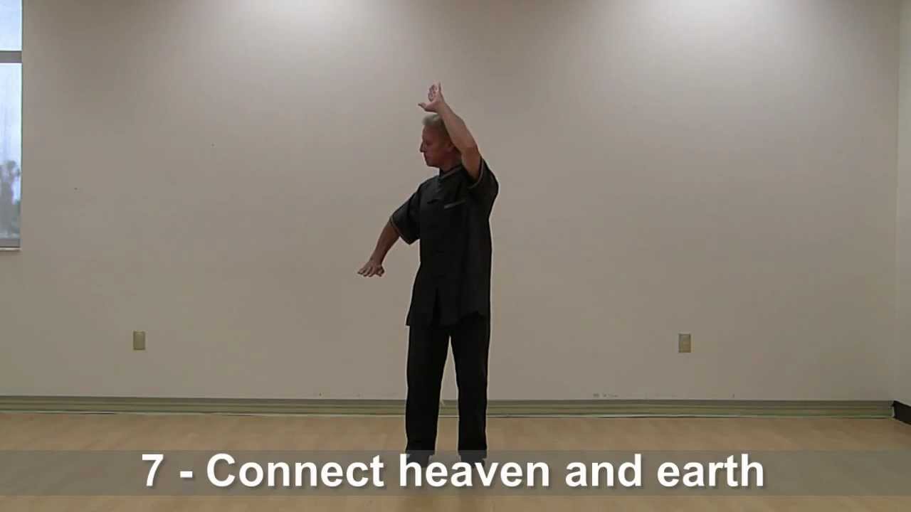 Healthy Tai Chi Exercises - (6) Take a breath and (7) Connect heaven and earth