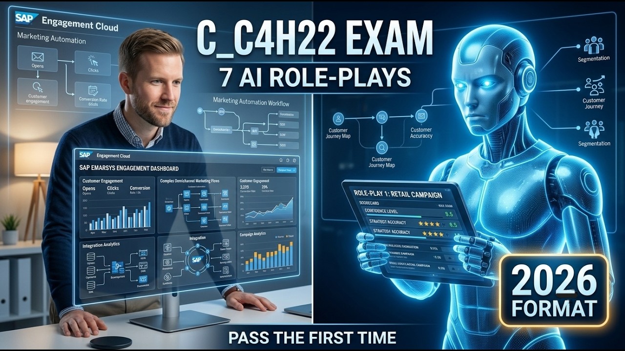 SAP C_C4H22 Exam Questions 2026 | SAP Emarsys Implementation Consultant AI Role-Play Exam Simulation