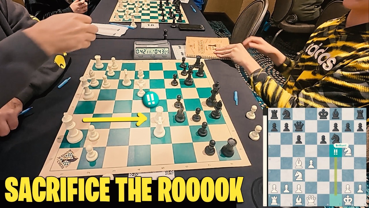 Sacrificing my ROOOK in front of a GM! | Chasing NM #82