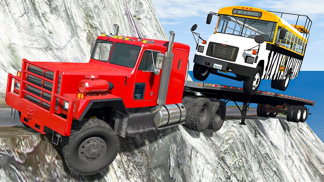 Cliff Drops #50 - BeamNG DRIVE | SmashChan