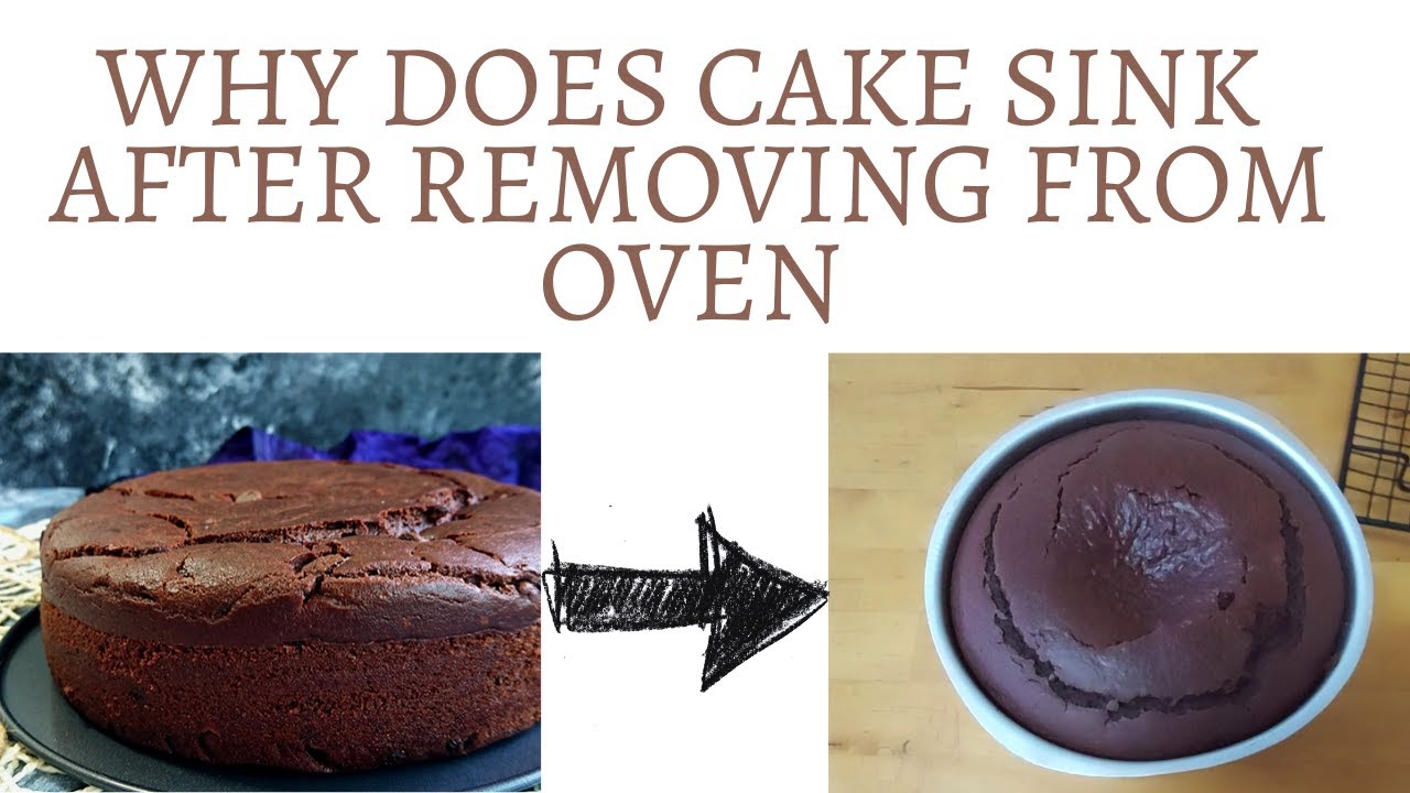 Why does cake sink after removing from oven | Baking FAQs | baking tips | in hindi