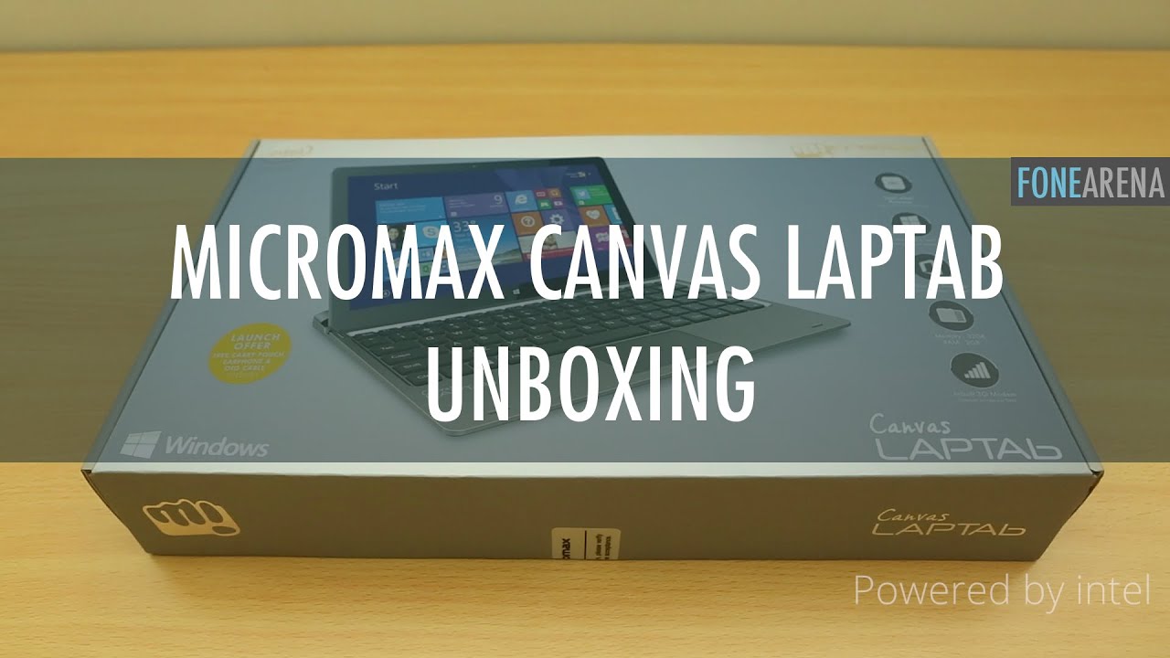 Micromax Canvas Laptab Unboxing