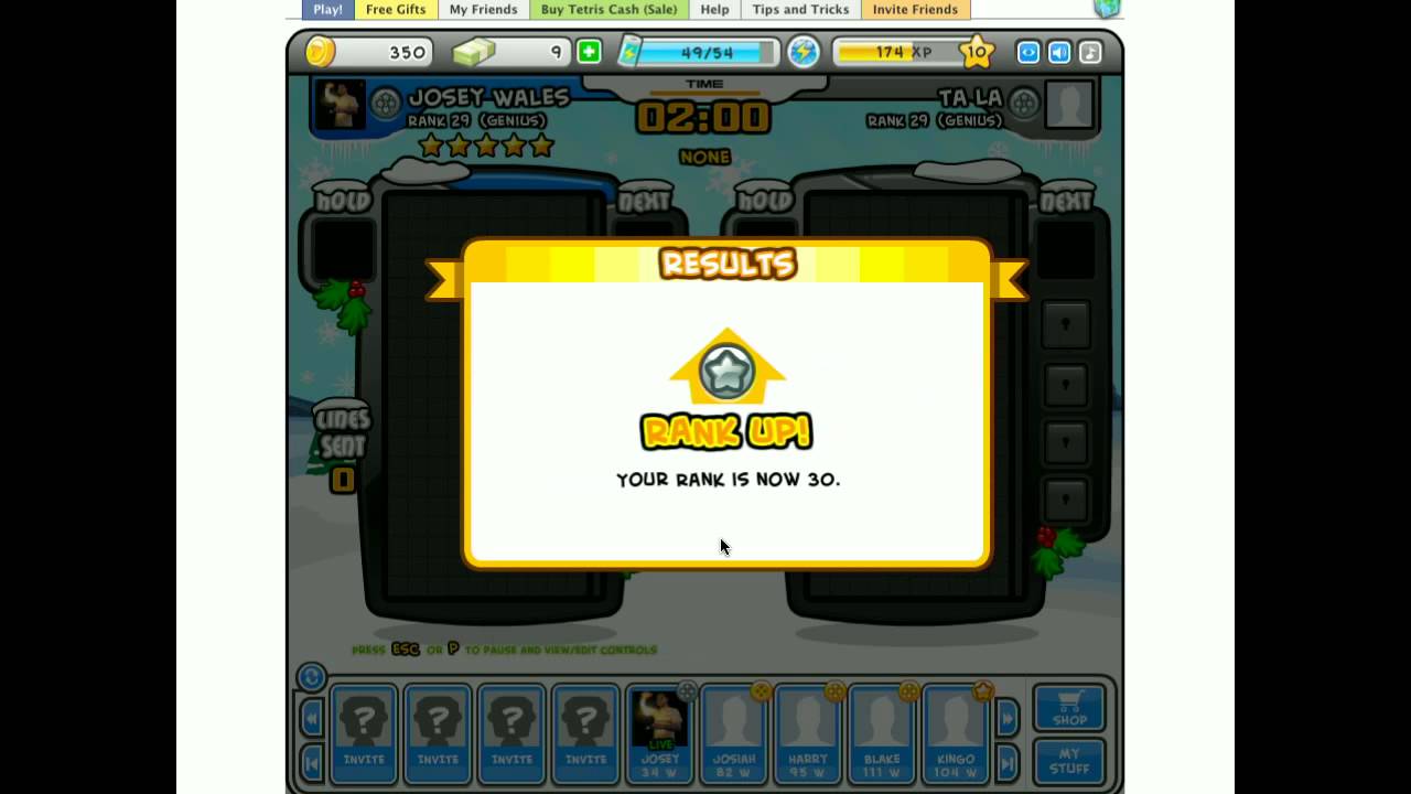 Tetris Battle - Ranking up to 100, Pt. 1