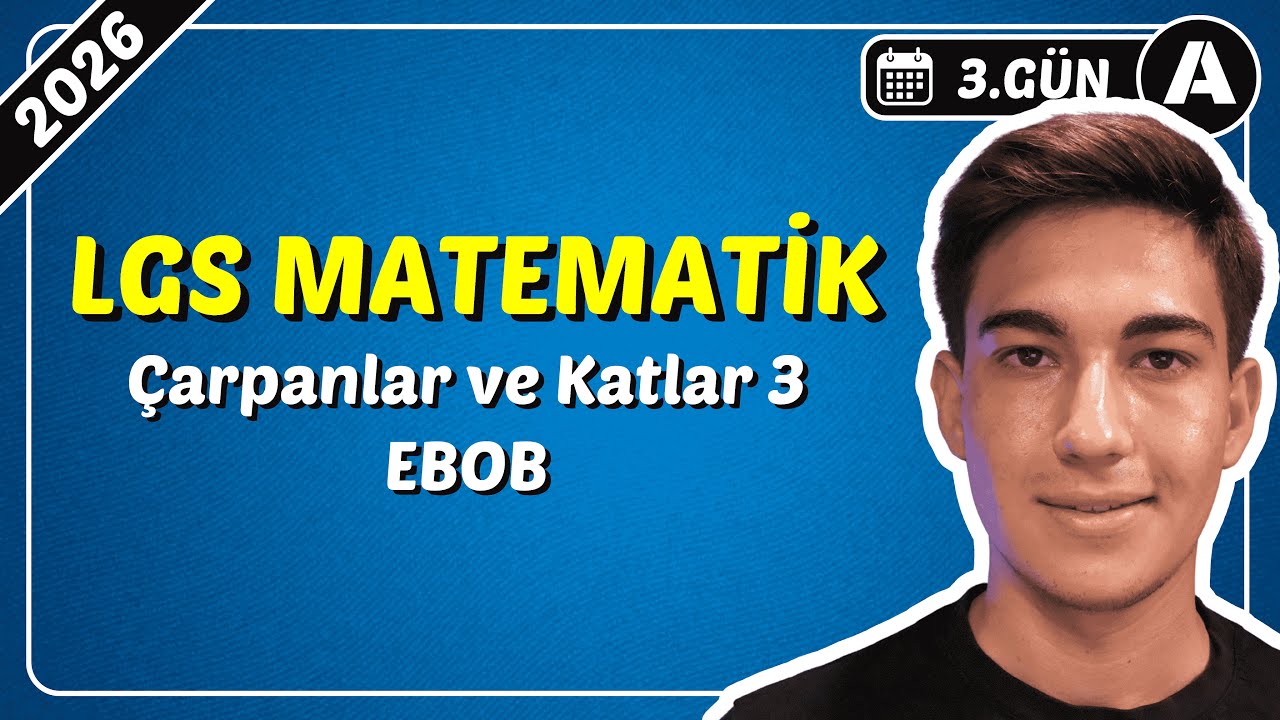 49 Günde LGS Matematik Kampı 3.Gün | Çarpanlar ve Katlar 3 - EBOB | LGS 2026Tayfa