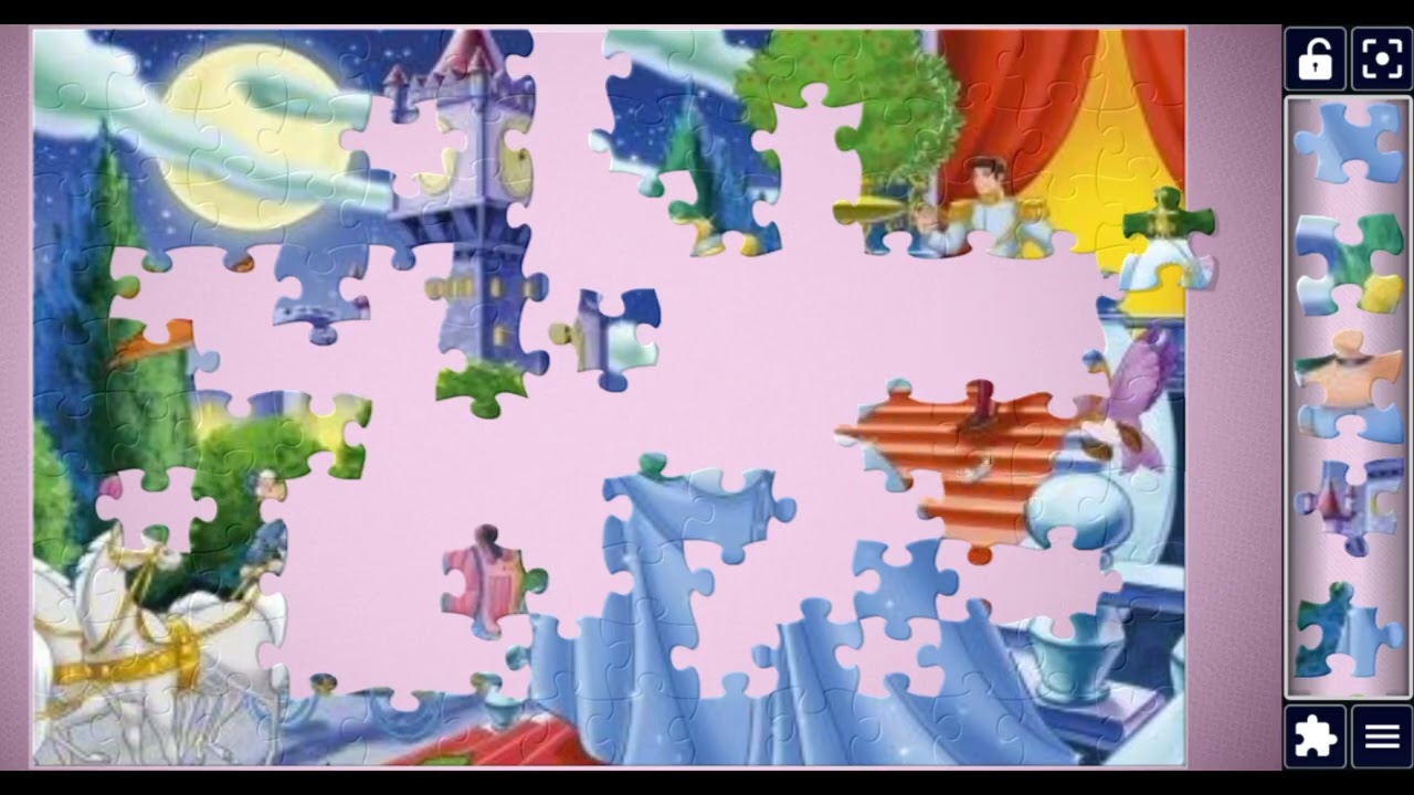 🌹Princess Cinderella🫅 Magical Fairy Tale Night🎊💖🎀🎉🌹🧩 @jigsawzone 