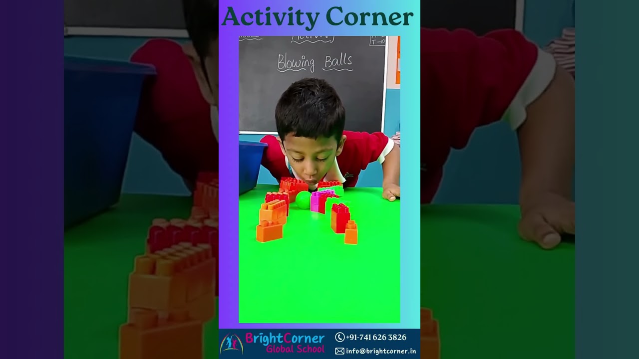 Bright Jr Ball Blowing Activity