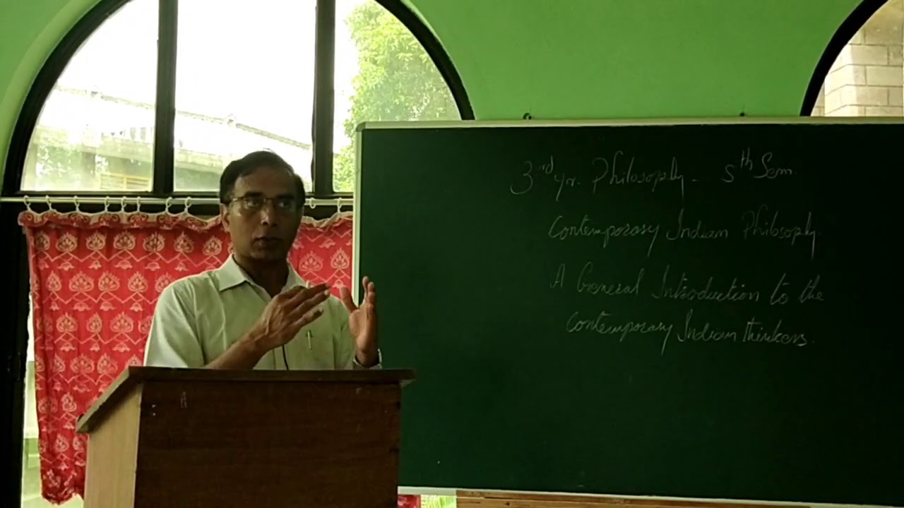 Contemporary Indian philosophy class1