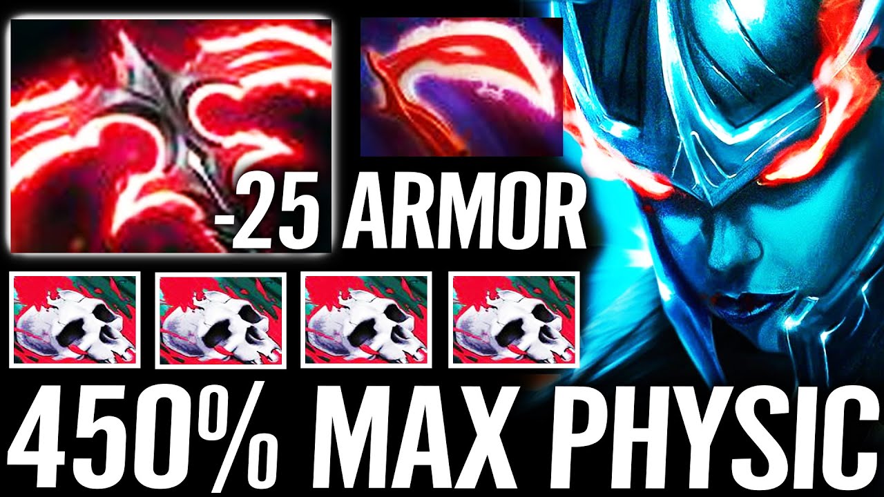 🔥 -25 ARMOR Stygian Desolator Phantom Assassin &mdash; 450% Crit DMG Max Physic Strongest Carry Dota 2 Pro