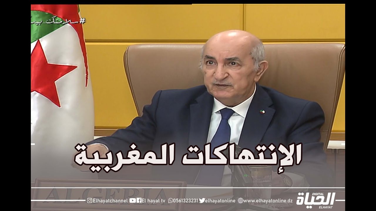 الرئيس تبون ينتقد إنتهاكات النظام المغربي في الصحراء الغربية - شاهد