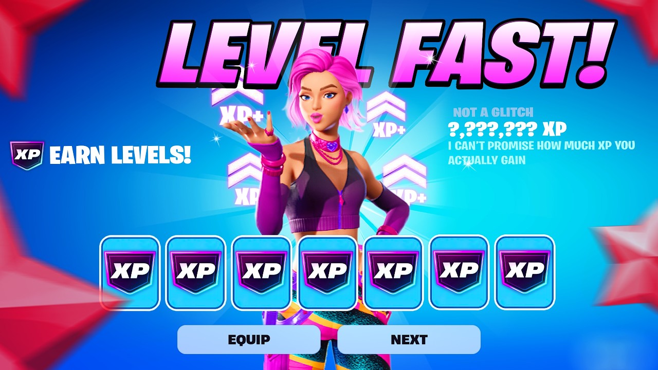 *NEW METHOD* NO TIMER FORTNITE XP MAP - LEVEL UP FAST in FORTNITE CHAPTER 7! (197,000!)