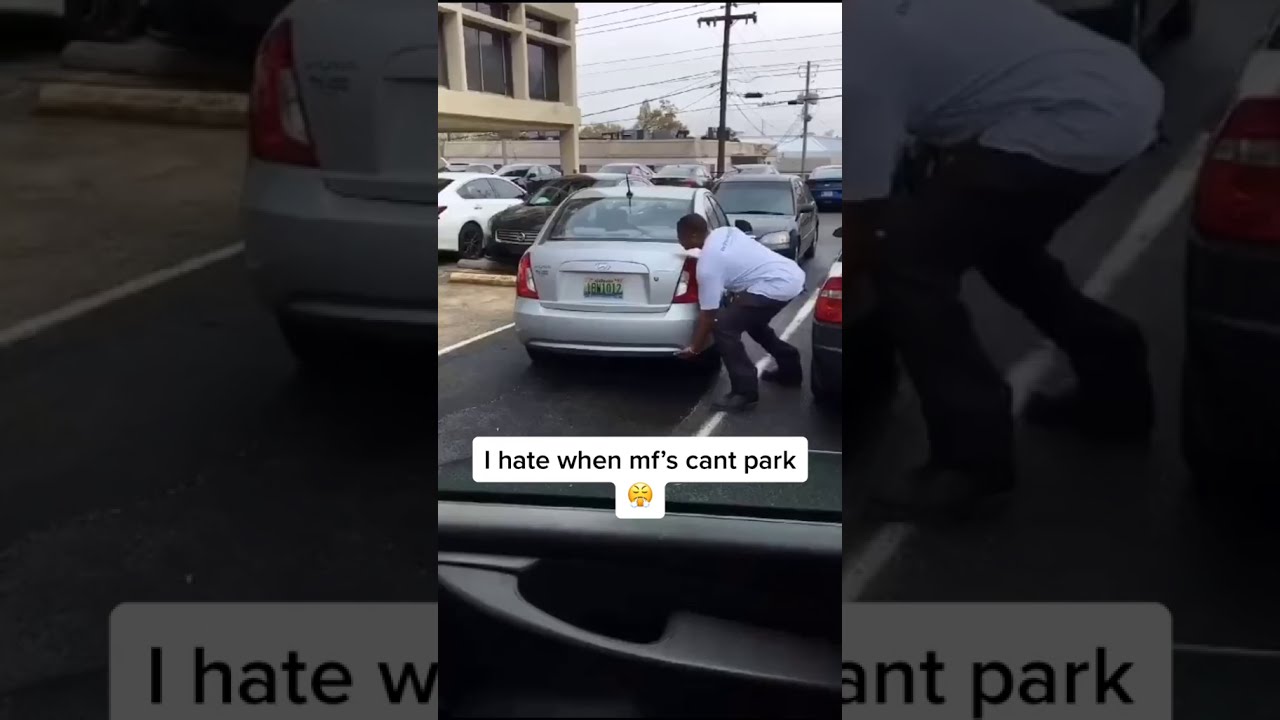 Guy Lifts car and puts it in the parking space