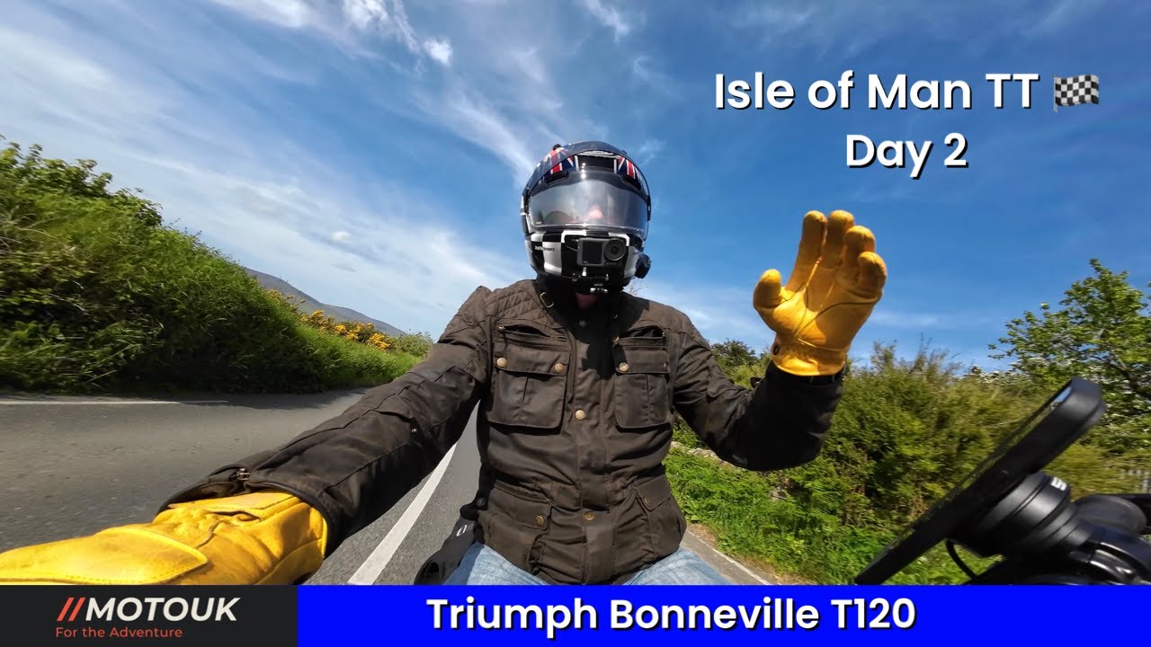 Moto Camping |Isle of Man TT Trip 2023 Day 2 | The South Mountain and Motorcycle Museum | Triumph 🏁