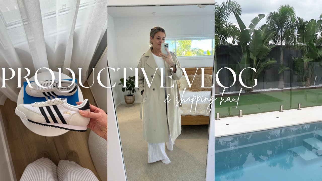 Productive home vlog | new Adidas R71| New Kmart pieces