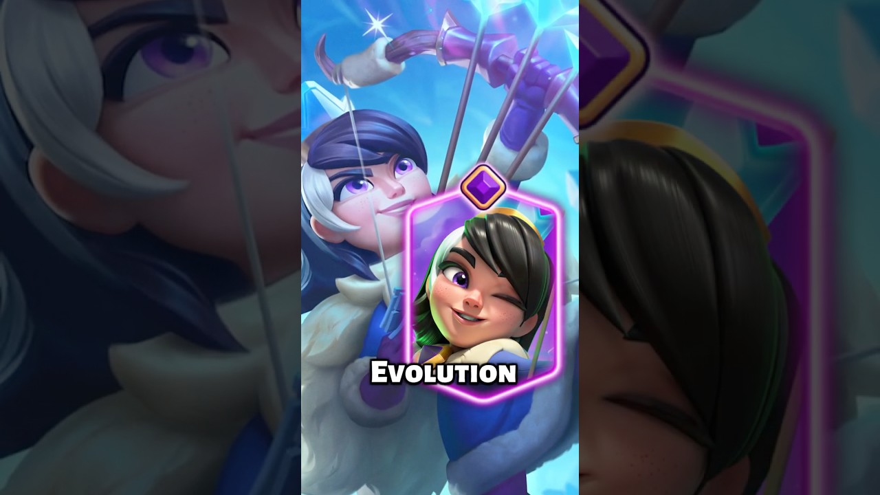 Princess Evolution ❄️😈 #clashroyale