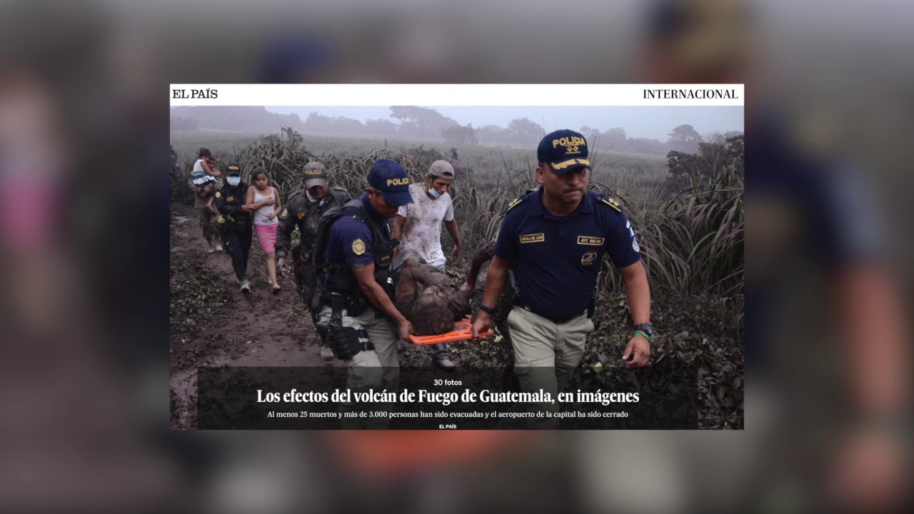 REACCIONES MUNDO ANTE VOLCÁN DE FUEGO