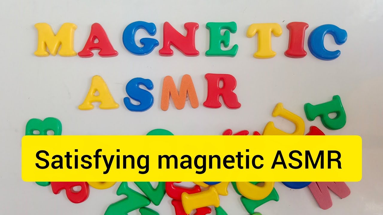Magnetic alphabet satisfying asmr video | Satisfying magnetic ASMR #asmr #satisfying #magneticasmr