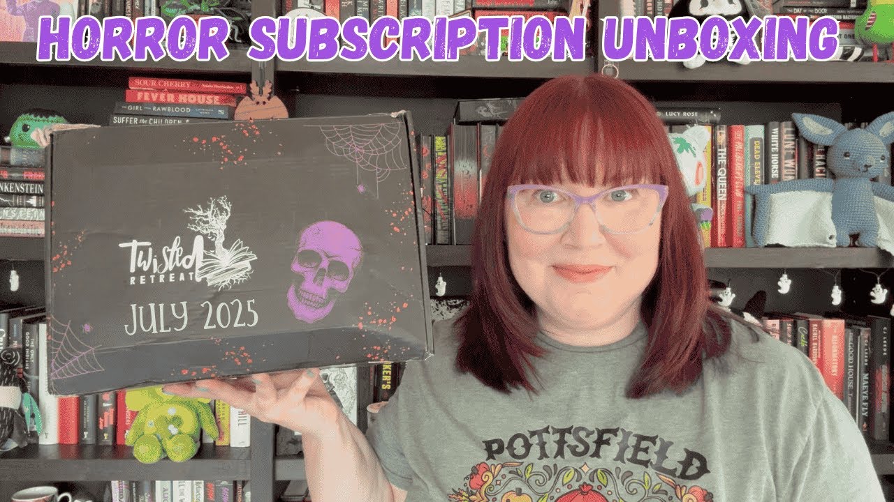 Twisted retreat unboxing - July 2025 horror book subscription box!