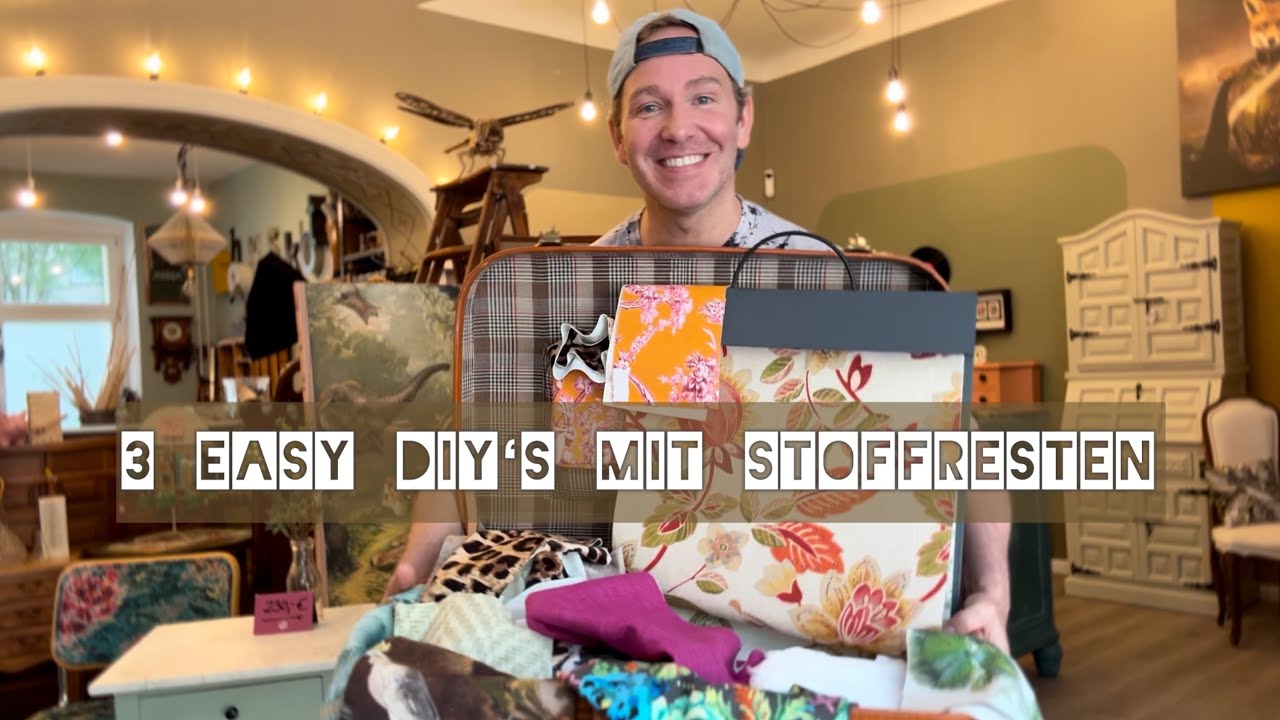 3 einfache DIY-Ideen mit Stoffresten - ganz ohne Nähen!