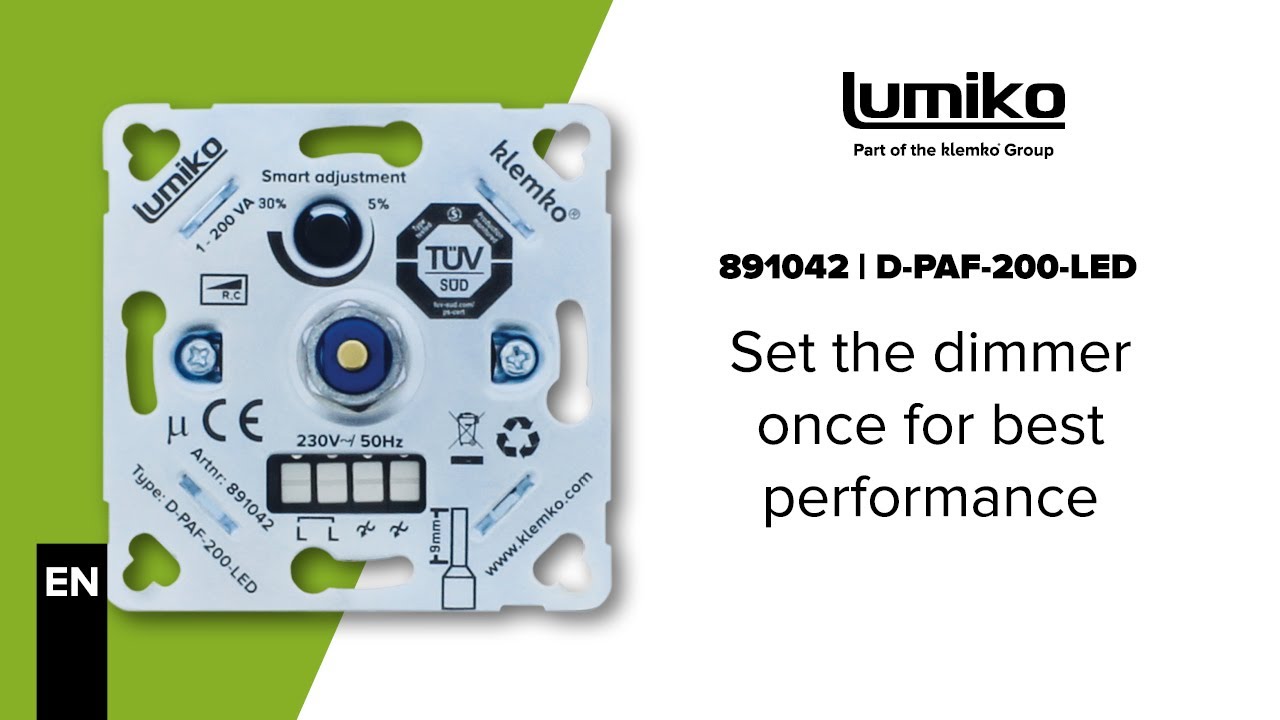Installing Universal LED Dimmer - 891042 | Set the dimmer once for best performance