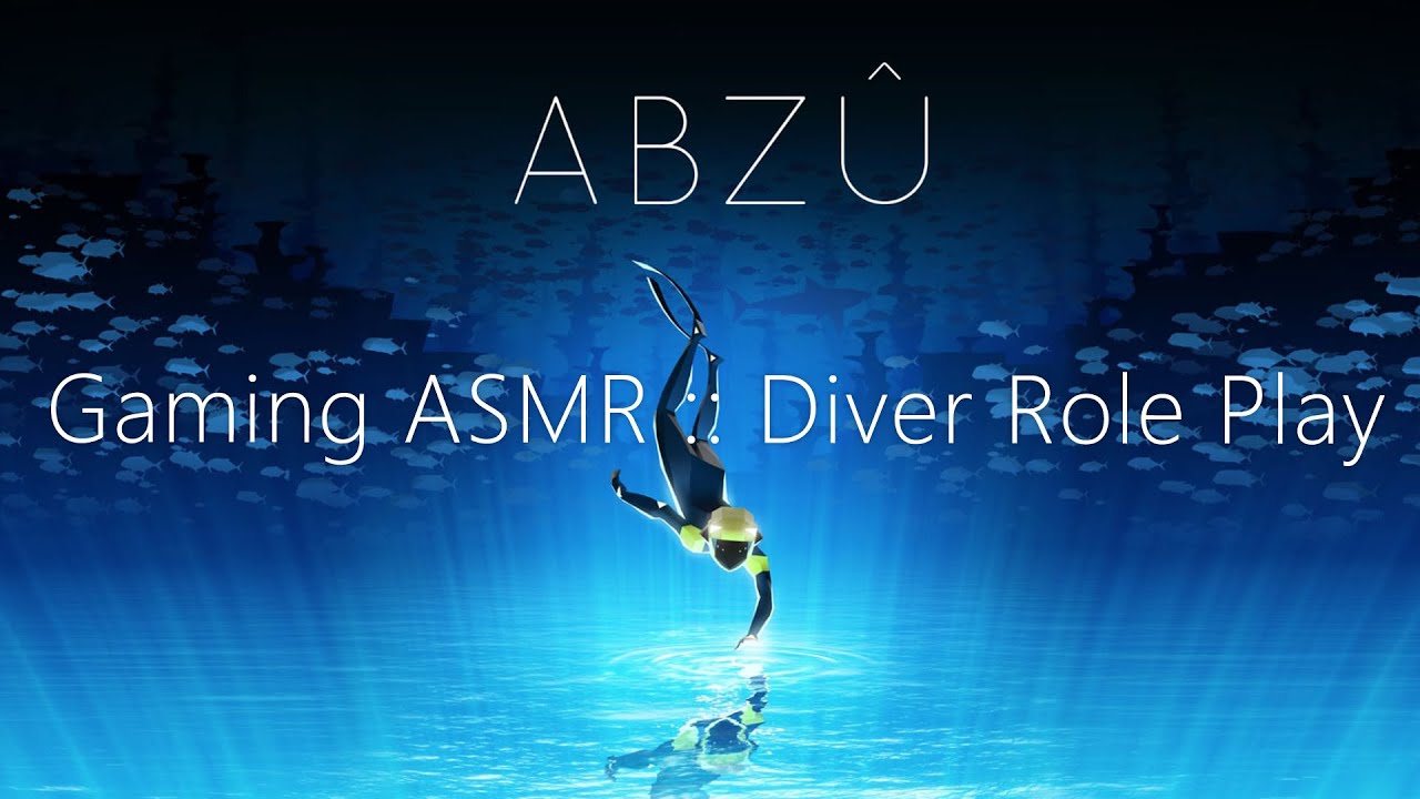 RUS SUB [Gaming Korean ASMR] ABZU АСМР: Дайвер Ролевая Игра & 3D Звуки Воды