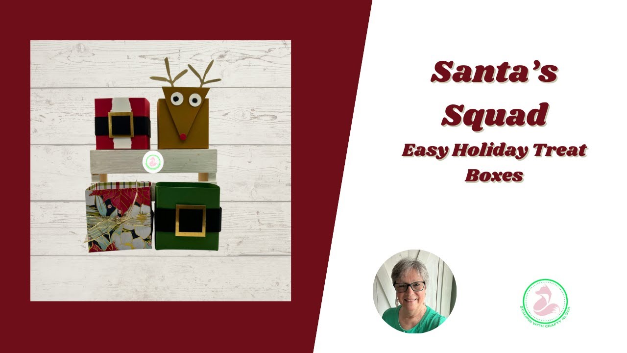 DIY Christmas Treat Boxes | Santa, Elf, Reindeer & Gift Box (Quick & Easy Holiday Favors)