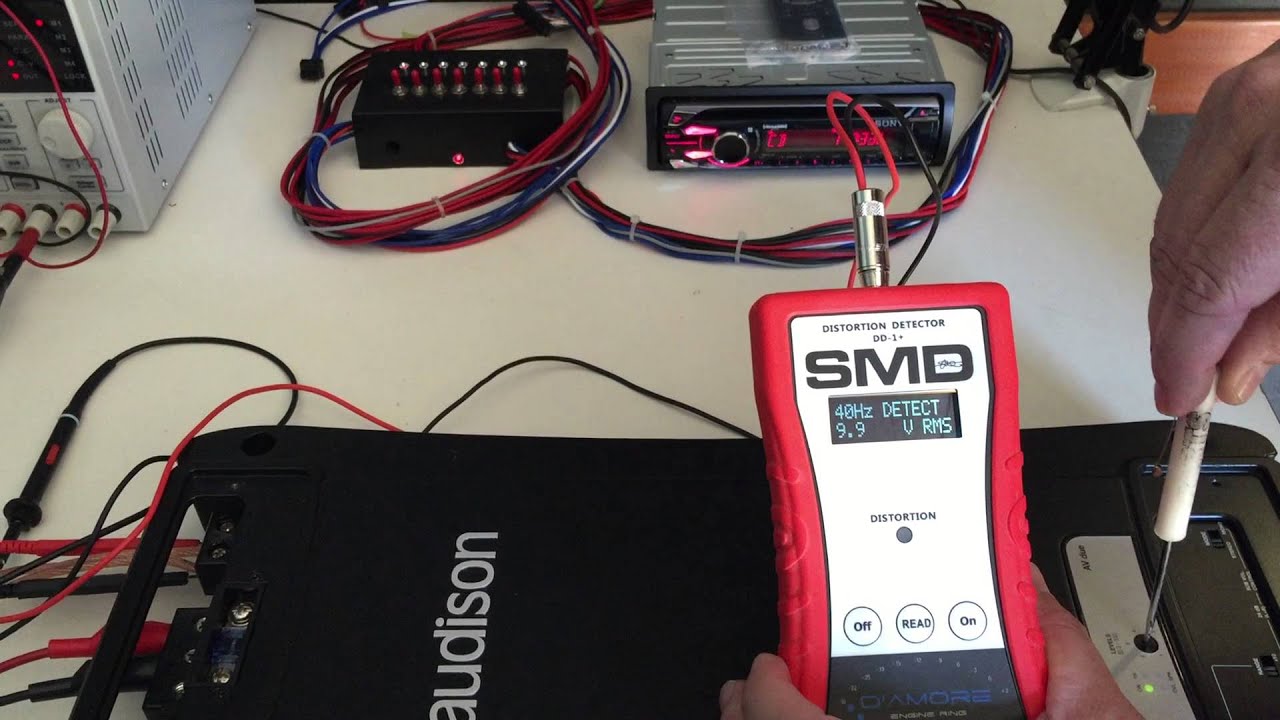 DD-1+ Video Manual - Video 1, setting gain on a subwoofer amplifier