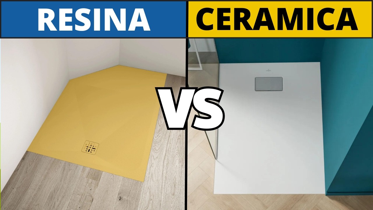 Piatto Doccia: meglio Resina o Ceramica? | Pro/Contro dei 2 Materiali