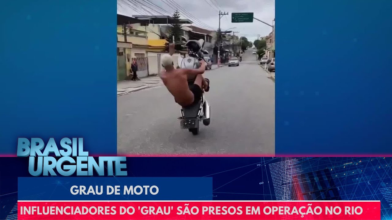 Influenciadores do 'grau' são presos em operação da polícia no Rio | Brasil Urgente