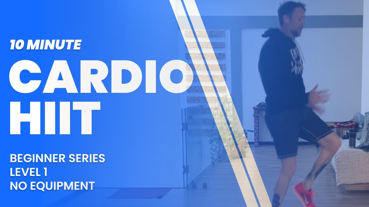 10 Min HIIT Cardio (No Equipment) | Beginner Series – Level 1 (Workout 4)