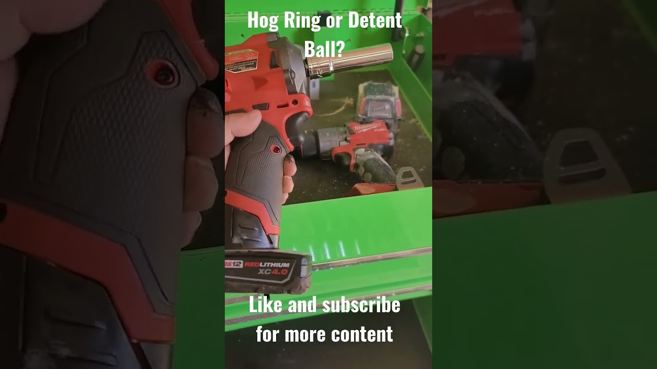 Hog Ring or Ball Detent