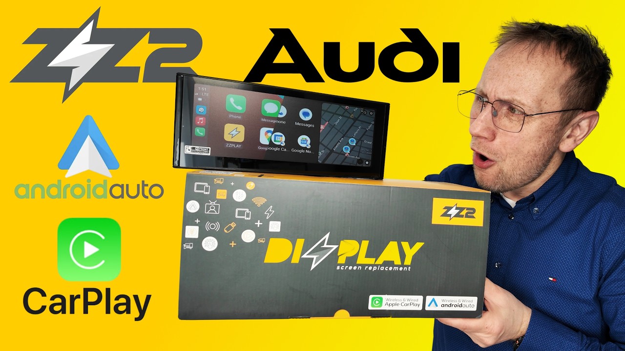 Ekran multimedialny ZZ2 z AndroidAuto i CarPlay do Audi Q3 - czy warto?