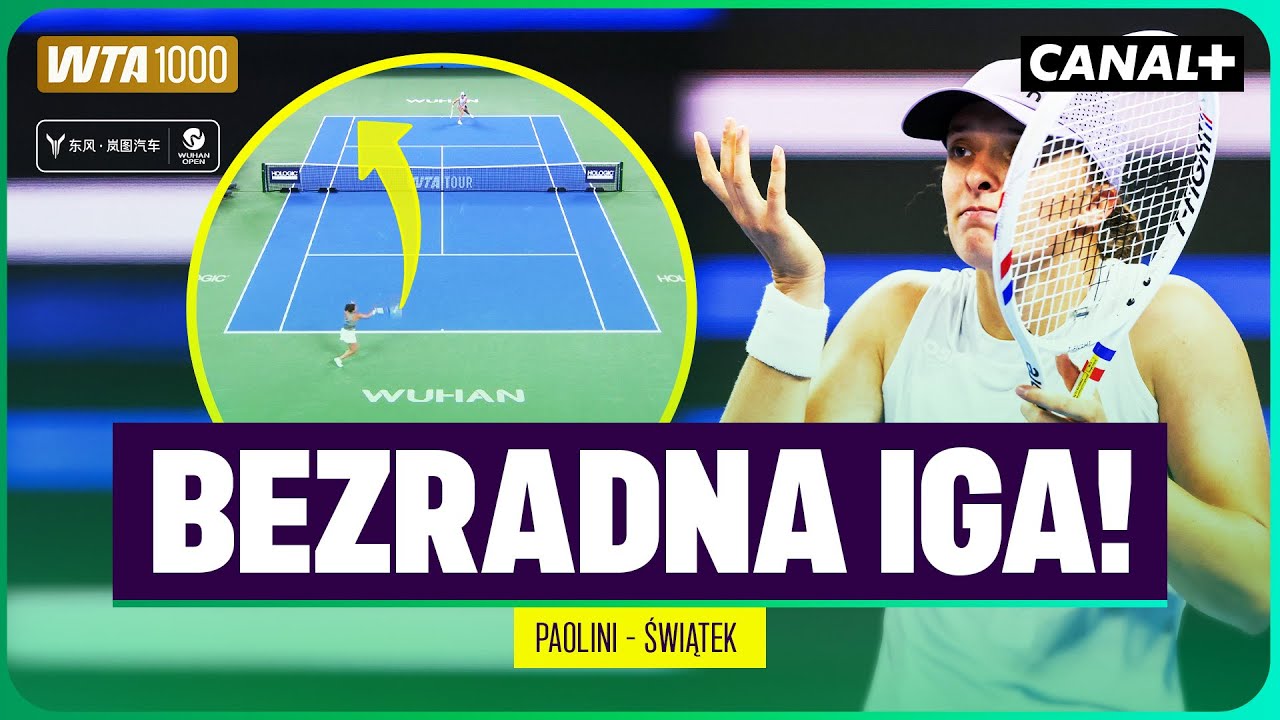 IGA NIE MIAŁA ODPOWIEDZI! PAOLINI ZA MOCNA! ŚWIĄTEK &ndash; PAOLINI, SKR&Oacute;T MECZU