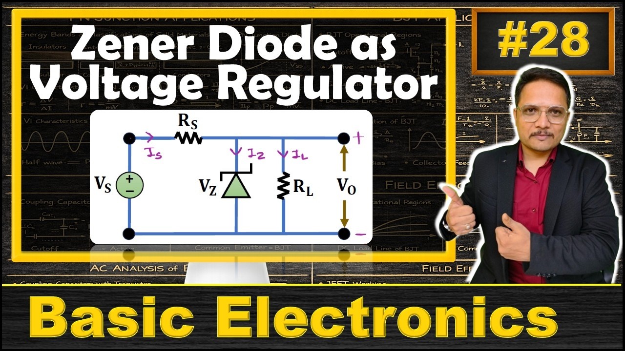 Zener Diode as Voltage Regulator | Parameters & Example of Zener Diode as Voltage Regulator