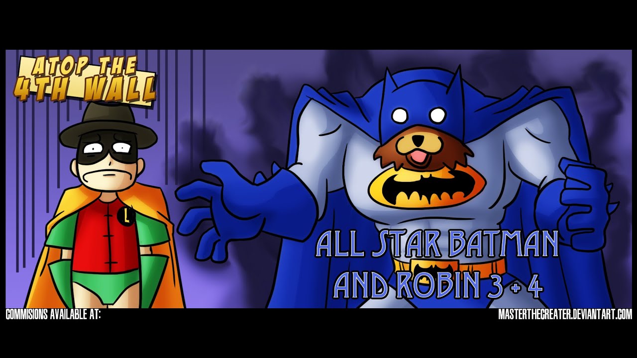 All-Star Batman and Robin #3-4 - Atop the fourth Wall