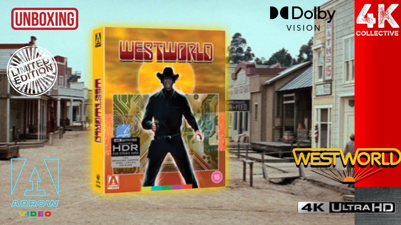 Westworld 4K UltraHD Blu-Ray Arrow Video Limited Edition Unboxing