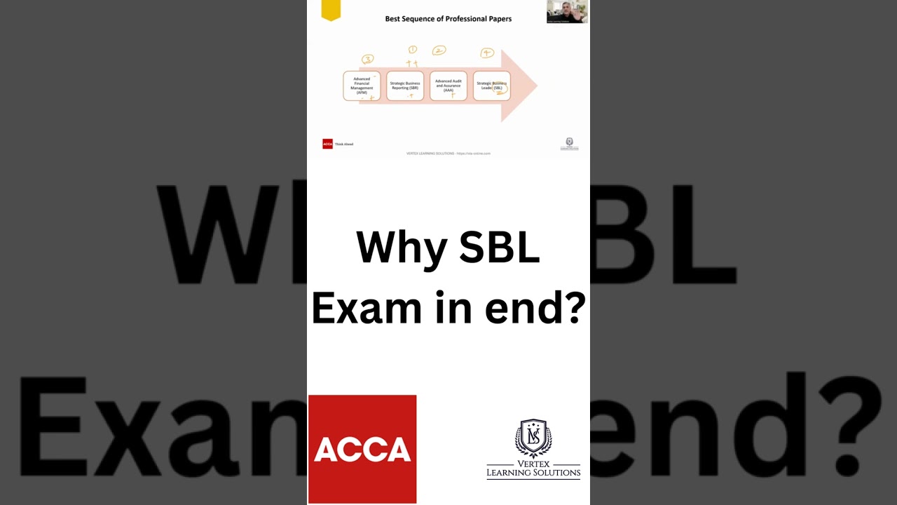 Why SBL Exam is Last One #accaexams #accasbl #sblexam #sbl