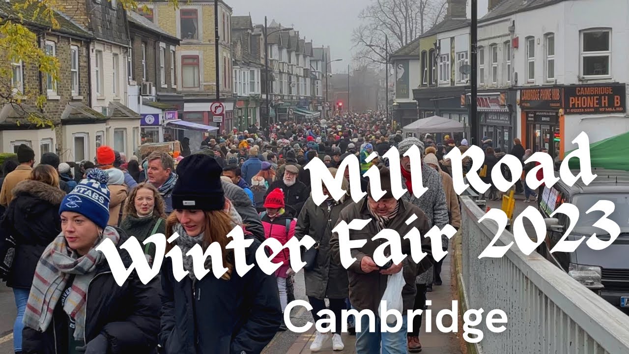 Mill Road Winter Fair 2023 Cambridge, England