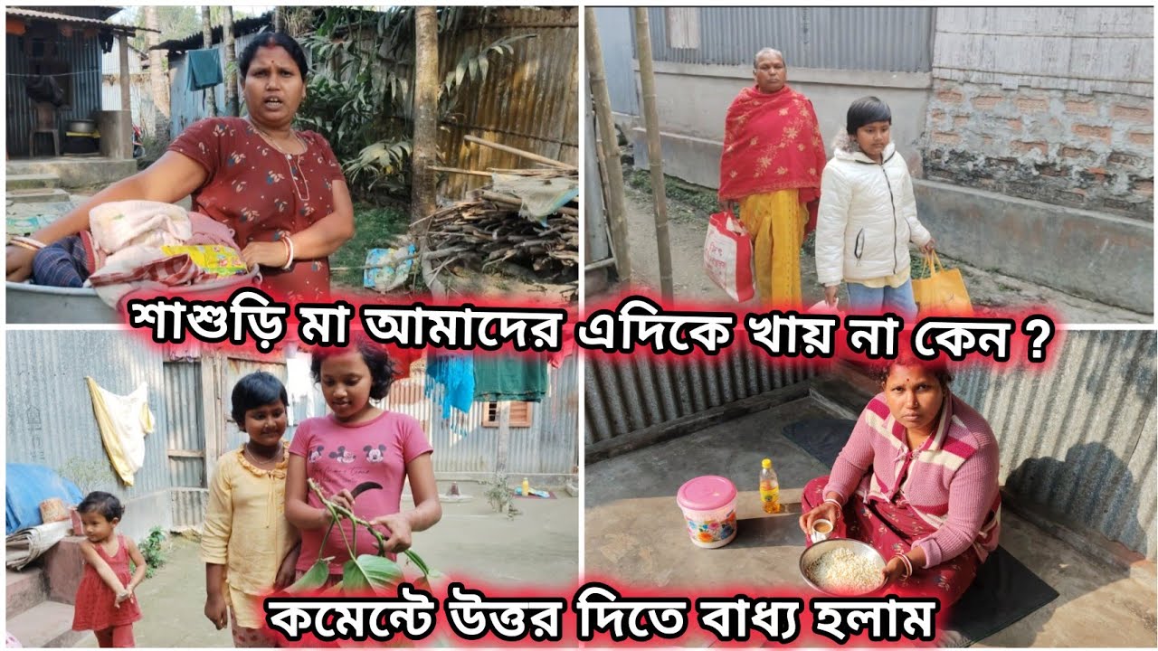 কমেন্টে উত্তর দিতে বাধ্য হলাম শাশুড়ি মা আমাদের এদিকে খায় না কেনIll