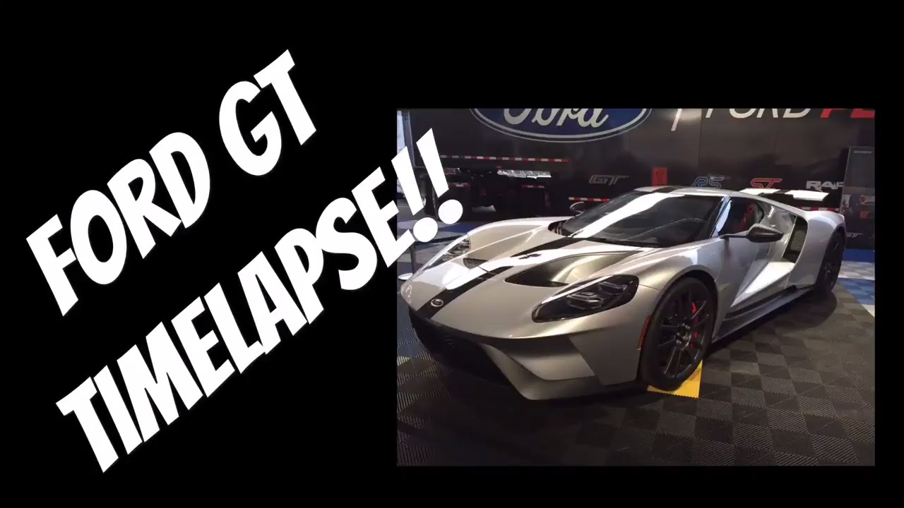 INCREDIBLE Time-lapse of the FORD GT display at Barrett Jackson