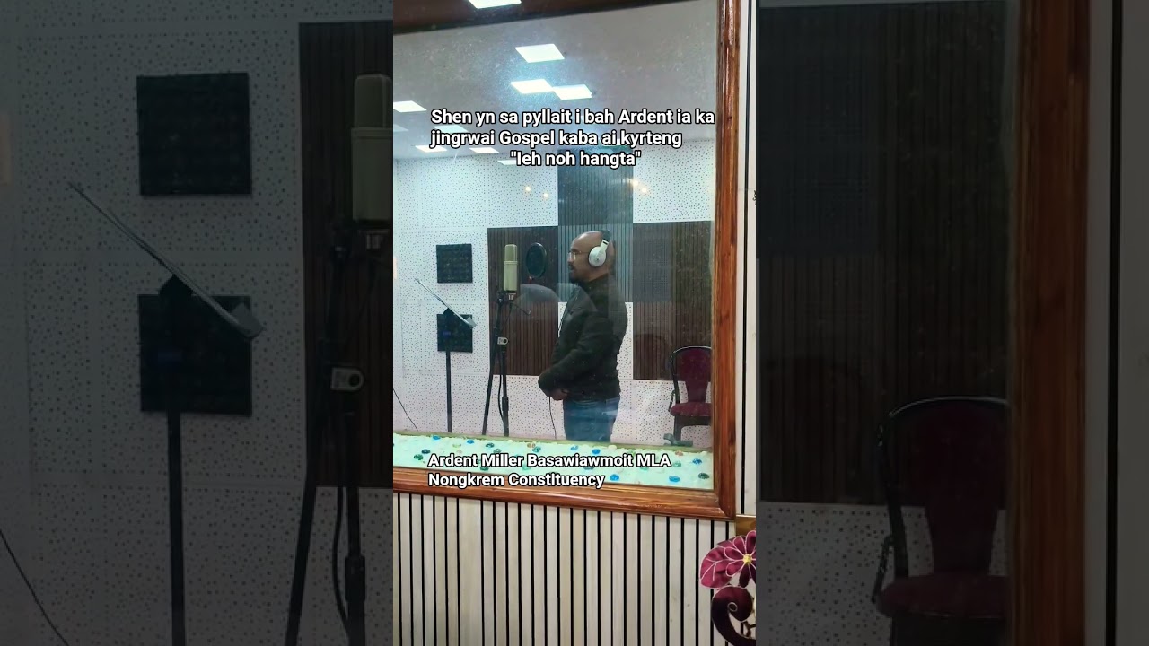 Ardent Miller Basawiawmoit MLA Nongkrem Constituency 🙏 .#gospel #song